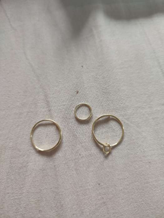 Фотография покупателя товара Основа для брелока кольцо металл с цепочкой золото 1,8х1,8 см набор 40 шт - Фото 7