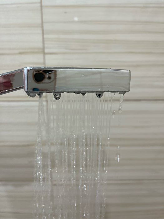 Фотография покупателя товара Лейка для душа ZEIN Z0204, пластик, 1 режим, цвет хром - Фото 8