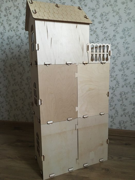 Фотография покупателя товара Конструктор «Кукольный домик. Любава» без мебели - Фото 4