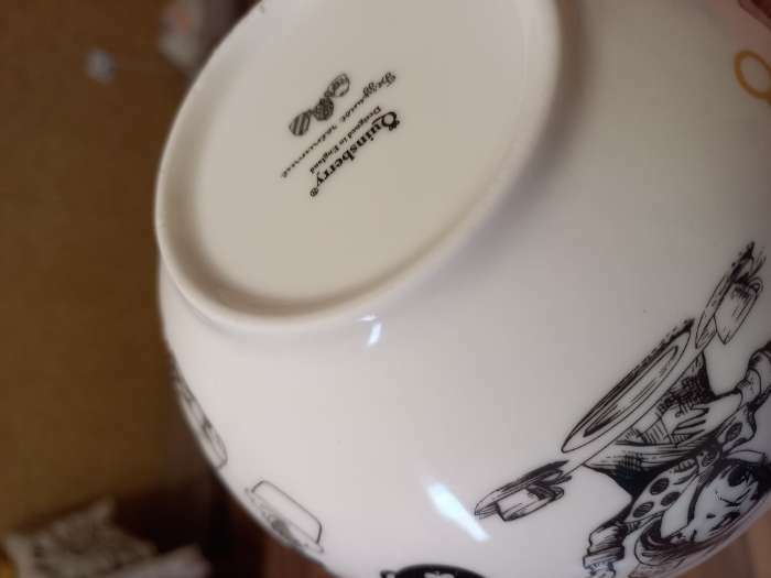 Фотография покупателя товара Салатник фарфоровый «Безумное чаепитие», 610 мл, d=14 см - Фото 2