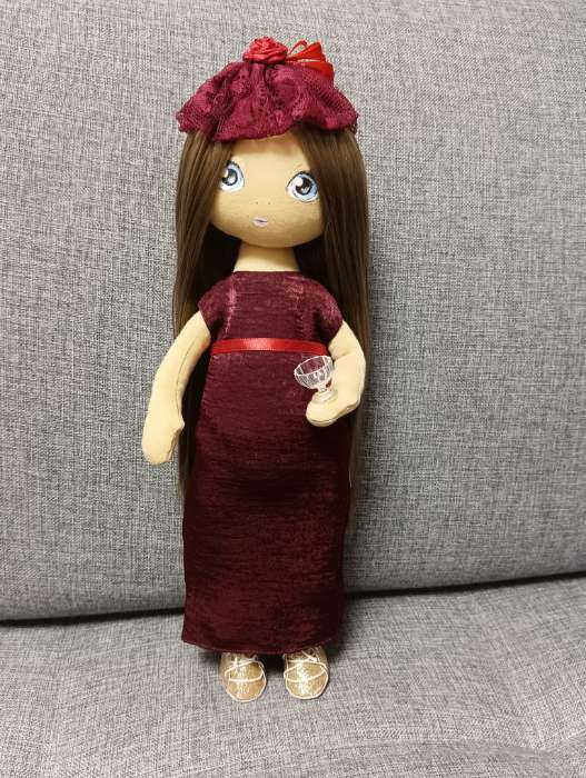 Фотография покупателя товара Набор для шитья. Интерьерная кукла «Лорен», 30 см - Фото 12