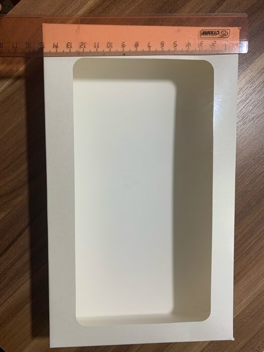 Фотография покупателя товара Коробка складная, с окном, белая, 25 х 15 х 4 см - Фото 2