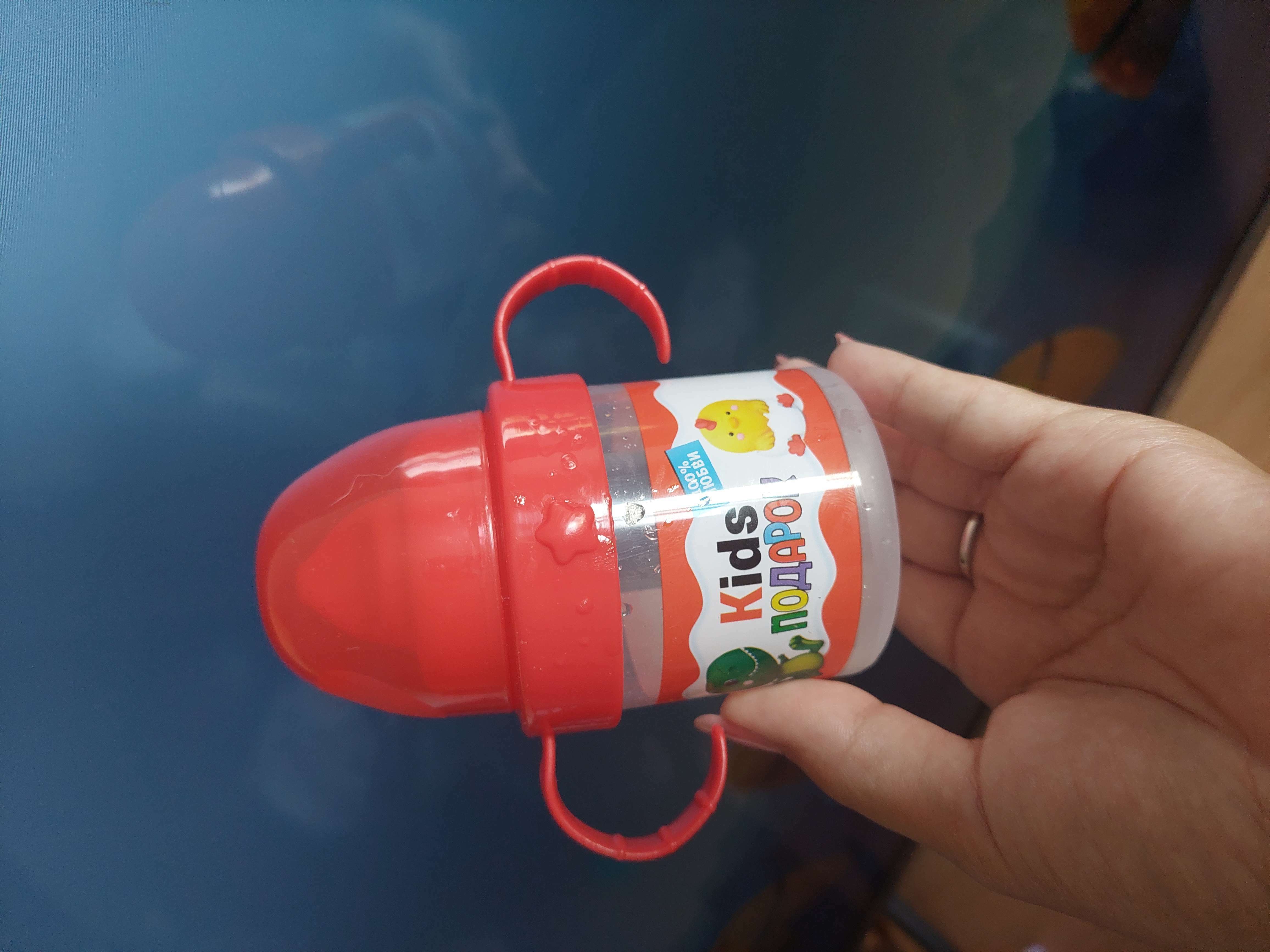 Фотография покупателя товара Поильник детский с твёрдым носиком «Kids подарок», 150 мл., с ручками, цвет красный