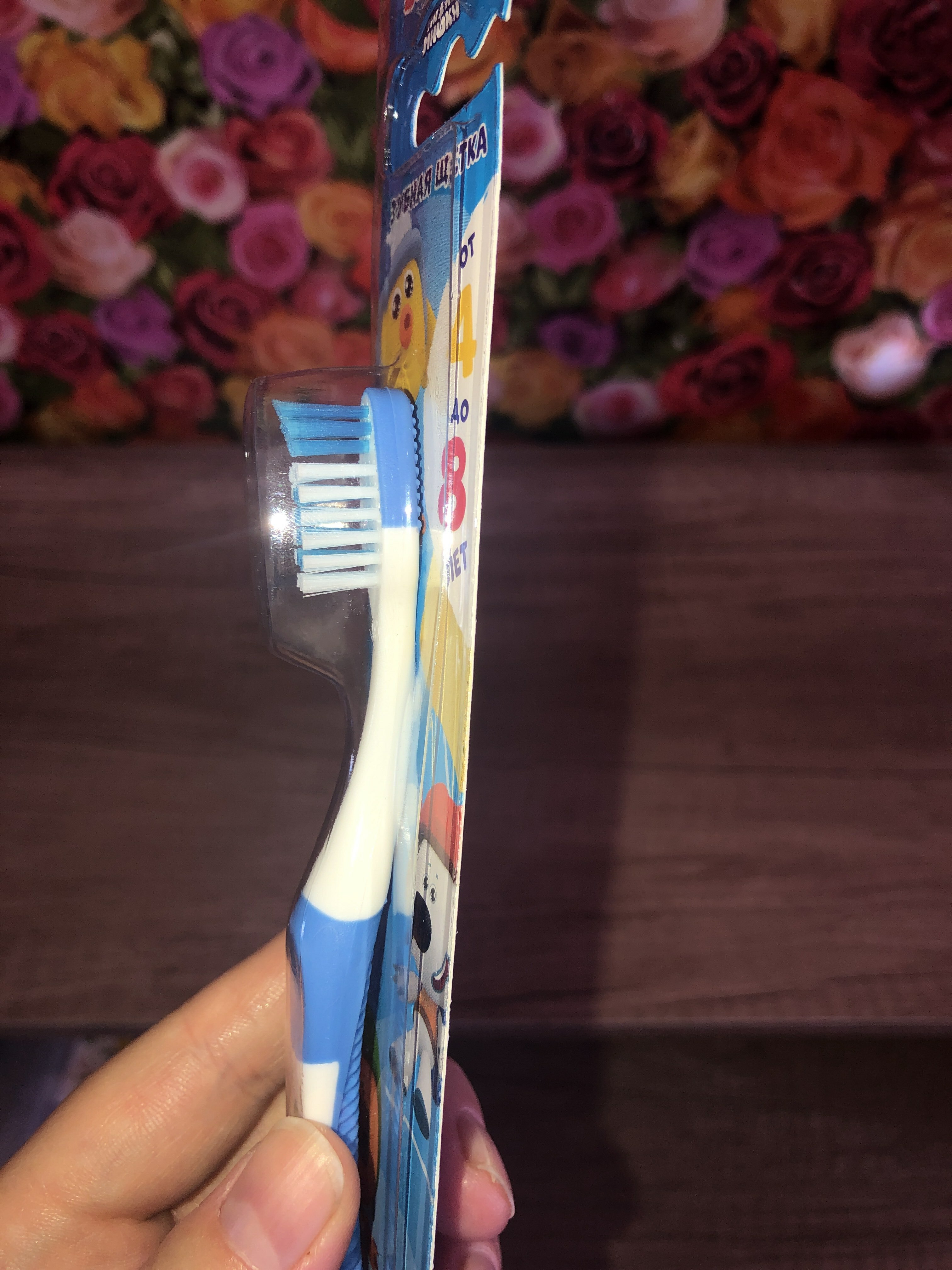 Фотография покупателя товара Зубная щётка детская Bambolina «МиМиМишки» мягкая, с подушечкой для чистки языка, 4-8 лет - Фото 11