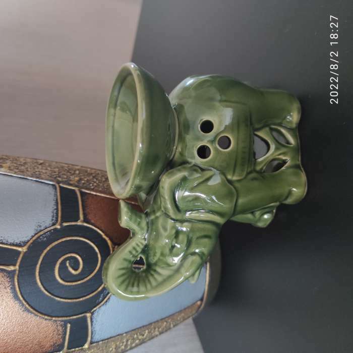 Фотография покупателя товара Аромалампа для эфирных масел «Слон», 10×13.5×7 см, МИКС - Фото 2