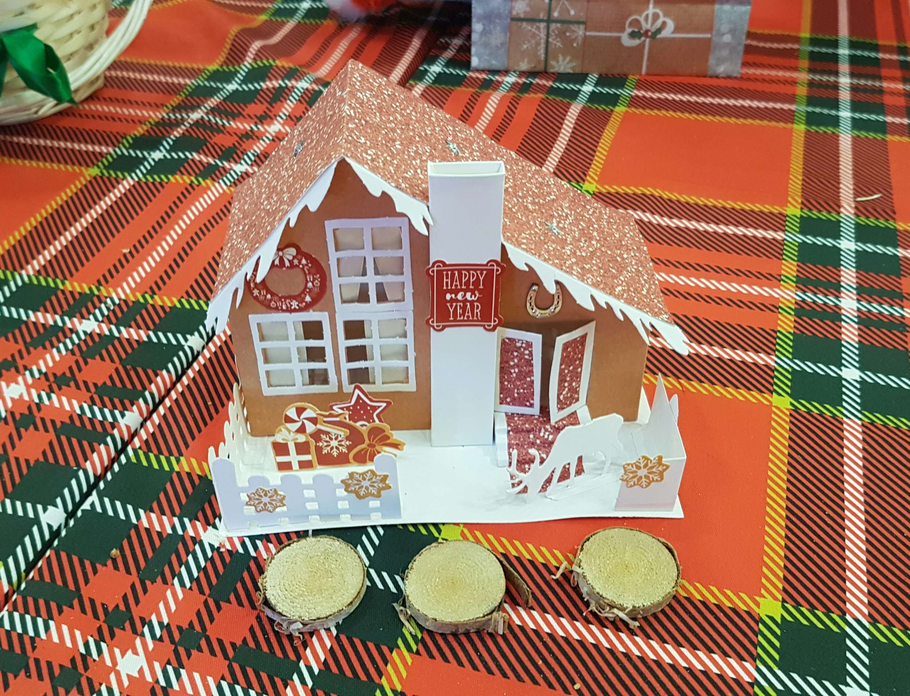 Фотография покупателя товара Домик новогодний Family tradition, набор для создания, 29.5 × 29.5 см