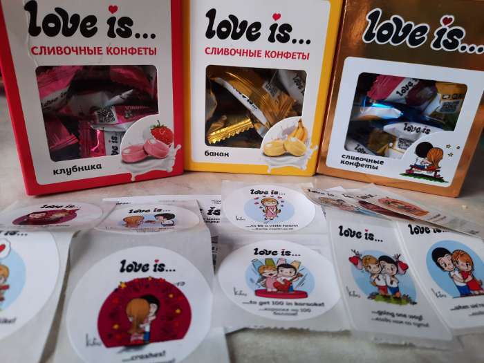 Фотография покупателя товара Жевательные конфеты Love Is «Золото», 105 г