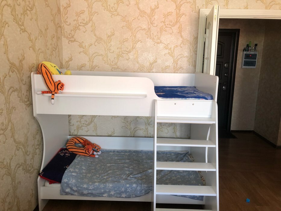 Фотография покупателя товара Кровать двухъярусная Polini kids Dream 1500, цвет белый