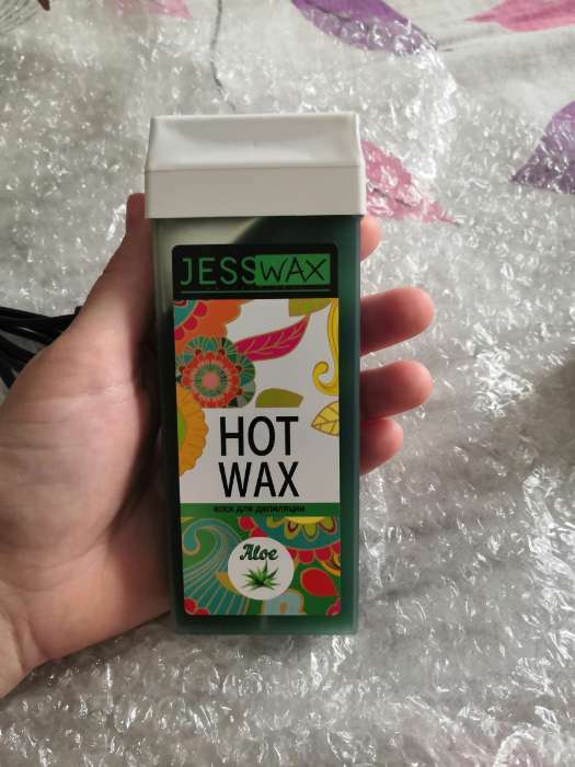 Фотография покупателя товара Воск для депиляции JessWax Aloe в картридже, 100 мл - Фото 1