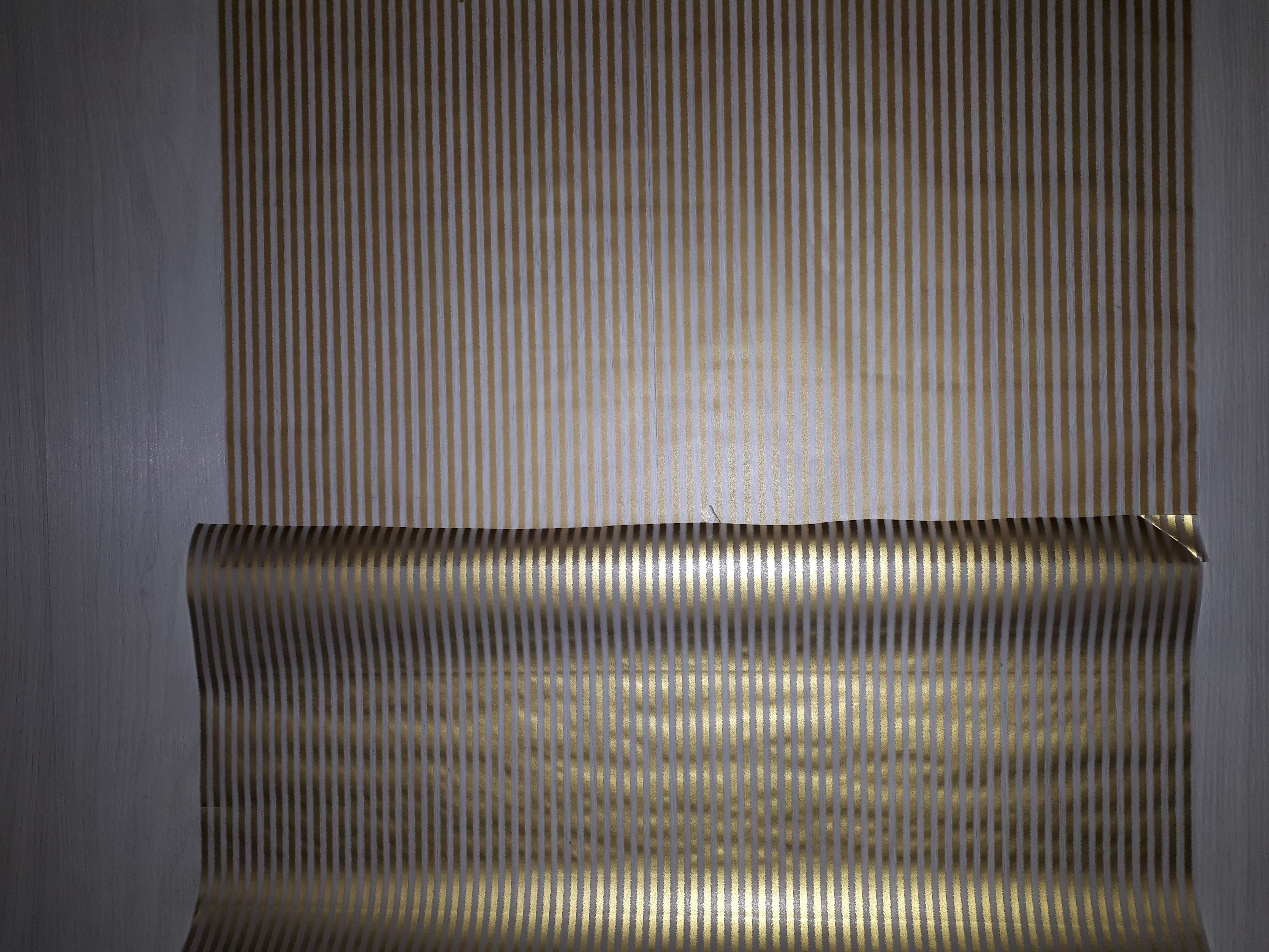Фотография покупателя товара Пленка матовая для цветов "Полосы", золото, 57 см х 5 м