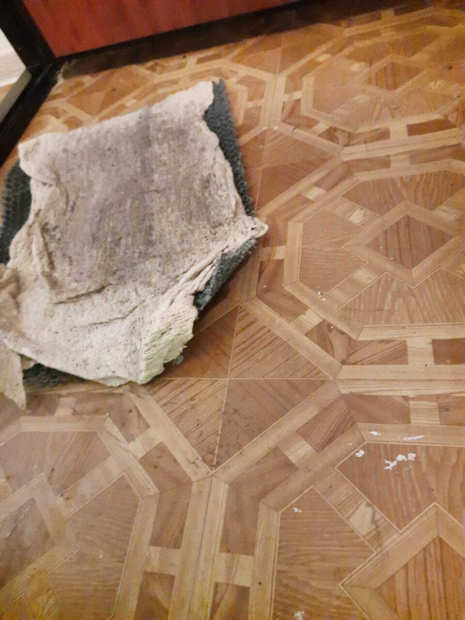 Фотография покупателя товара Покрытие ковровое щетинистое «Травка-эконом», 36×48 см, цвет серый
