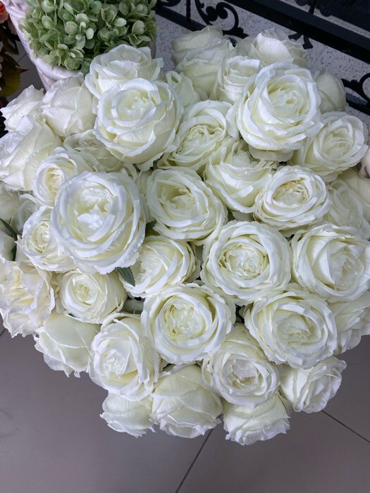 Фотография покупателя товара Цветы искусственные "Роза Охара" 8,5х56 см, розовый - Фото 2
