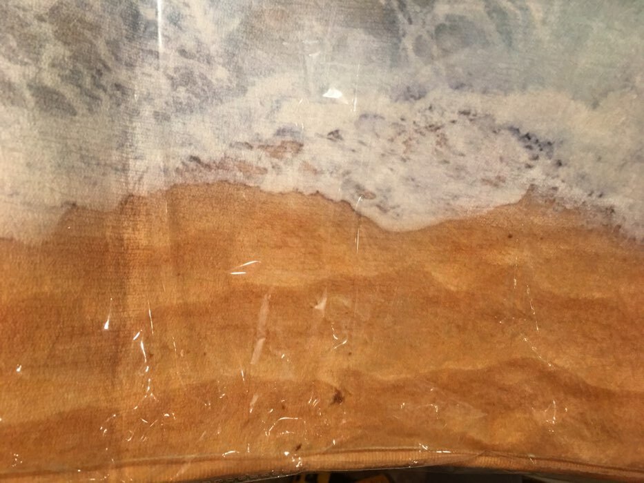 Фотография покупателя товара Коврик для ванной Этель "Waves", 80х50 см, велюр