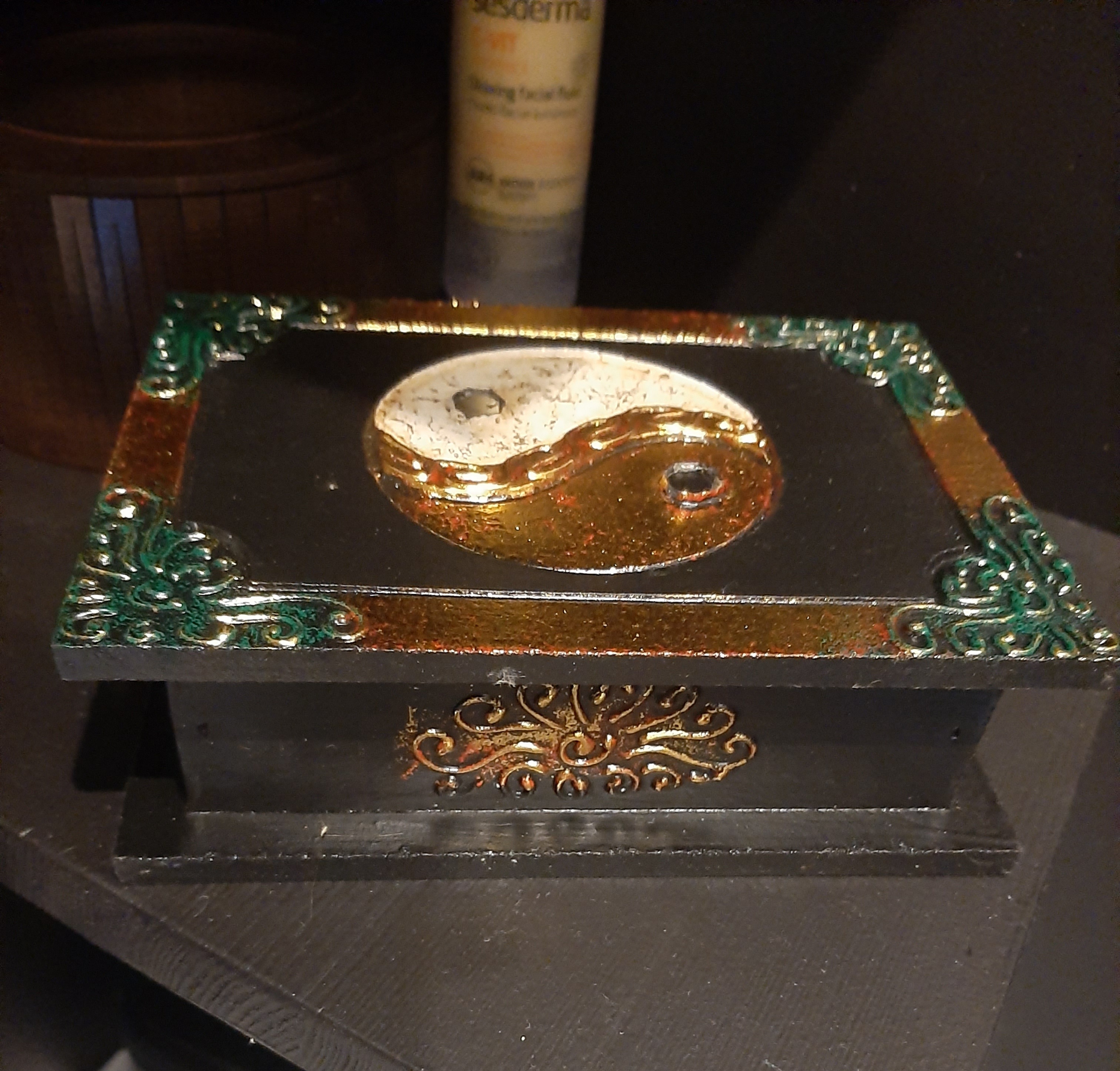 Фотография покупателя товара Шкатулка «Инь-Янь», 15×10×5 см, МДФ - Фото 1