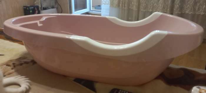 Фотография покупателя товара Ванна детская «Малышок» 86 см., цвет розовый