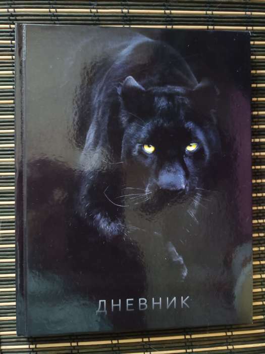Фотография покупателя товара Дневник для 5-11 классов, "Пантера", твердая обложка 7БЦ, глянцевая ламинация, 48 листов