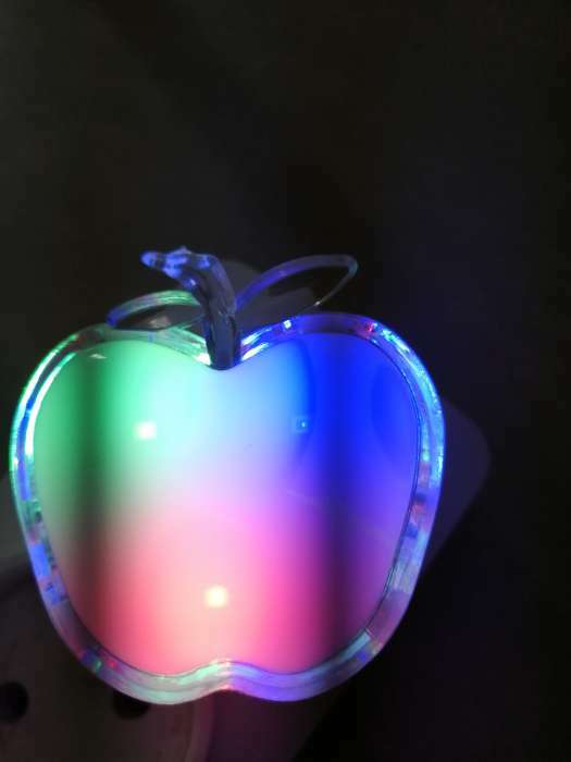 Фотография покупателя товара Ночник "Сердце в яблоке", 7х5,5х5 см - Фото 1