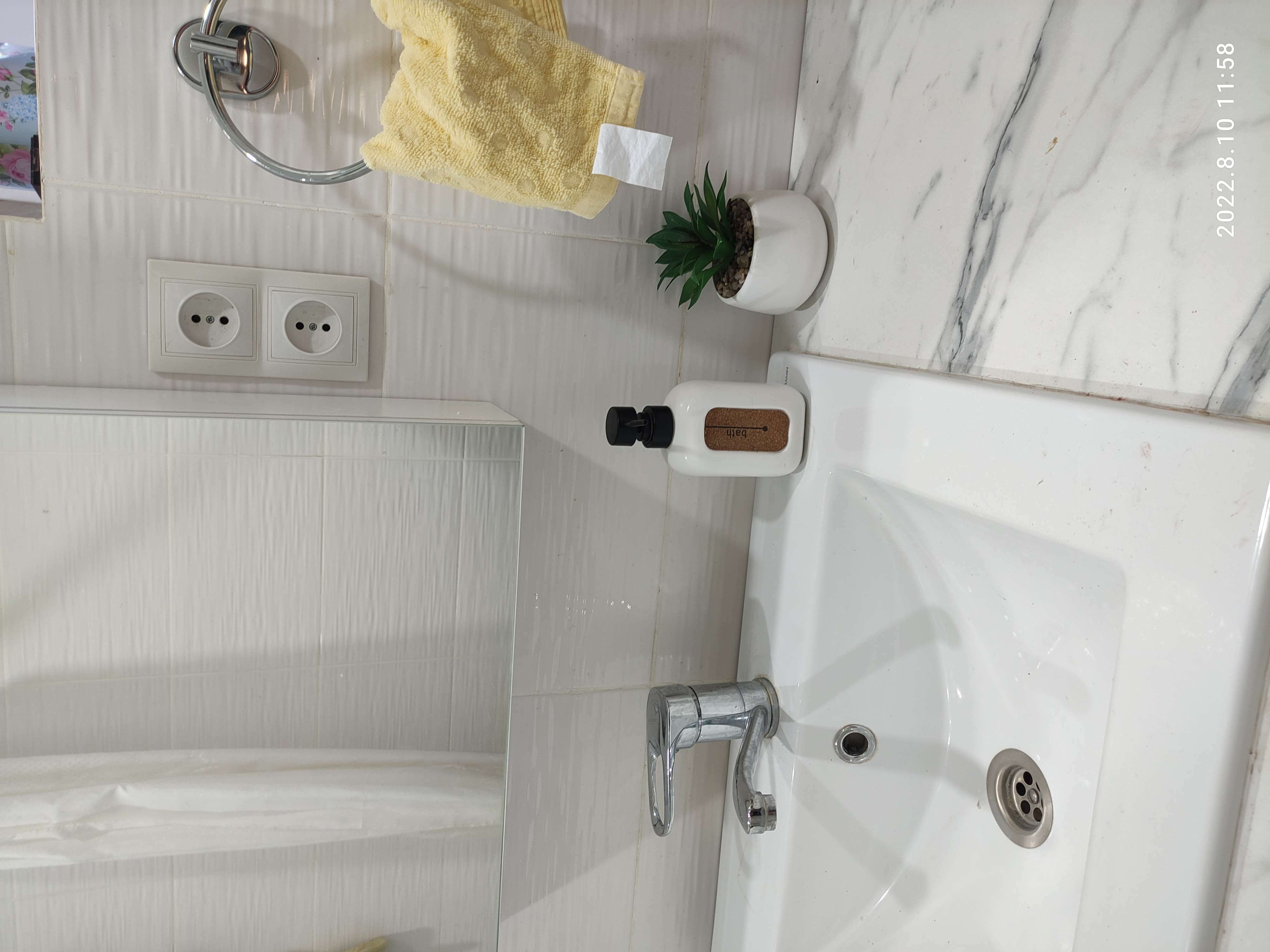 Фотография покупателя товара Набор аксессуаров для ванной комнаты SAVANNA «Лофт», 2 предмета (дозатор для мыла, стакан) - Фото 3