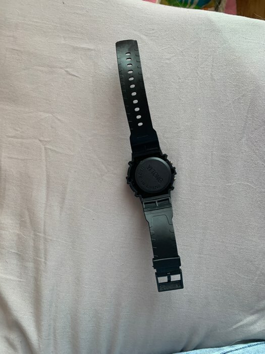 Фотография покупателя товара Часы наручные электронные, детские "Пиксель", ремешок силикон, черный