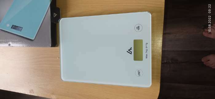 Фотография покупателя товара Весы кухонные Luazon LVK-702, электронные, до 7 кг, белые
