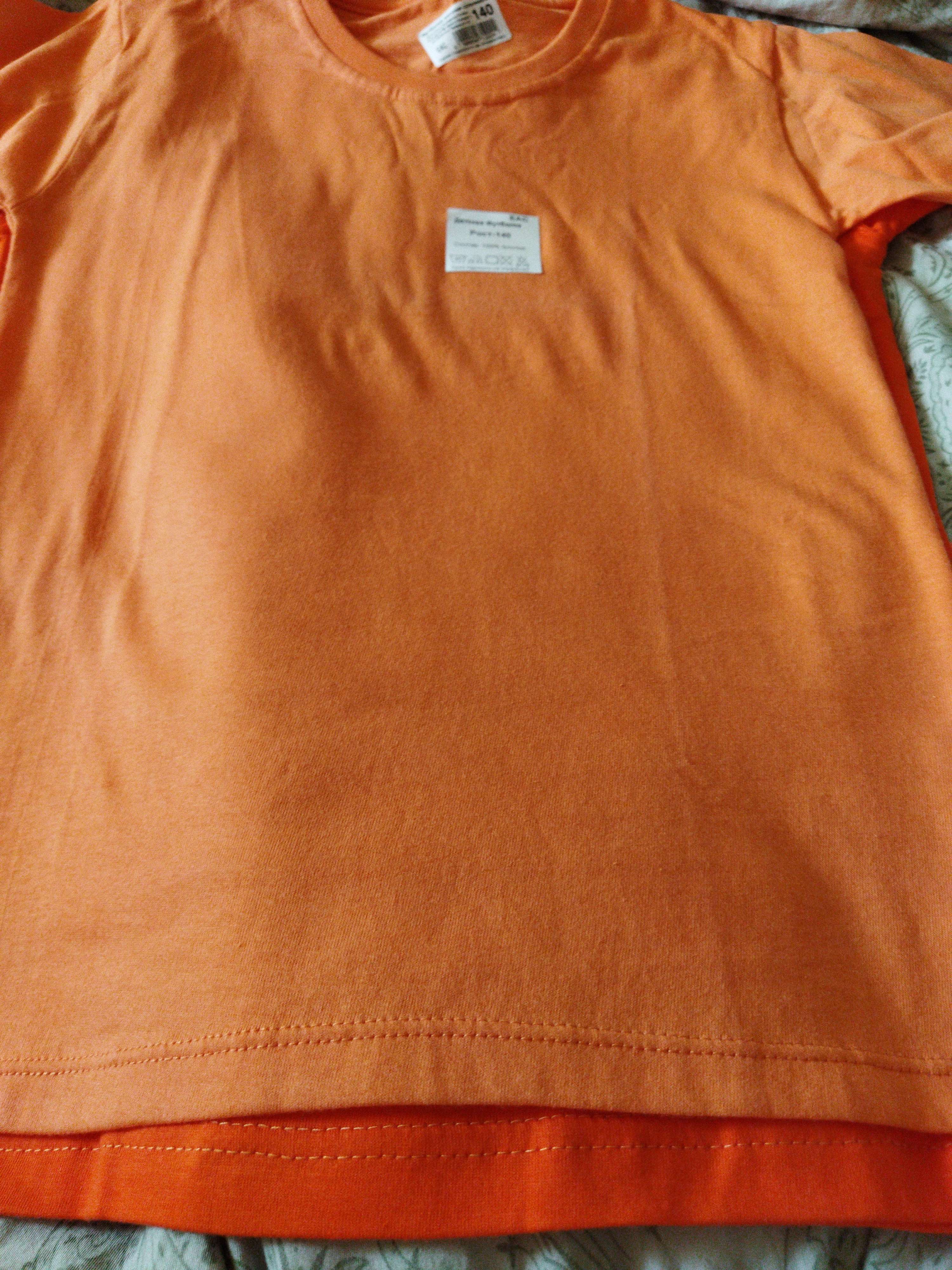 Фотография покупателя товара Футболка детская, цвет оранжевый, рост 86 см - Фото 9