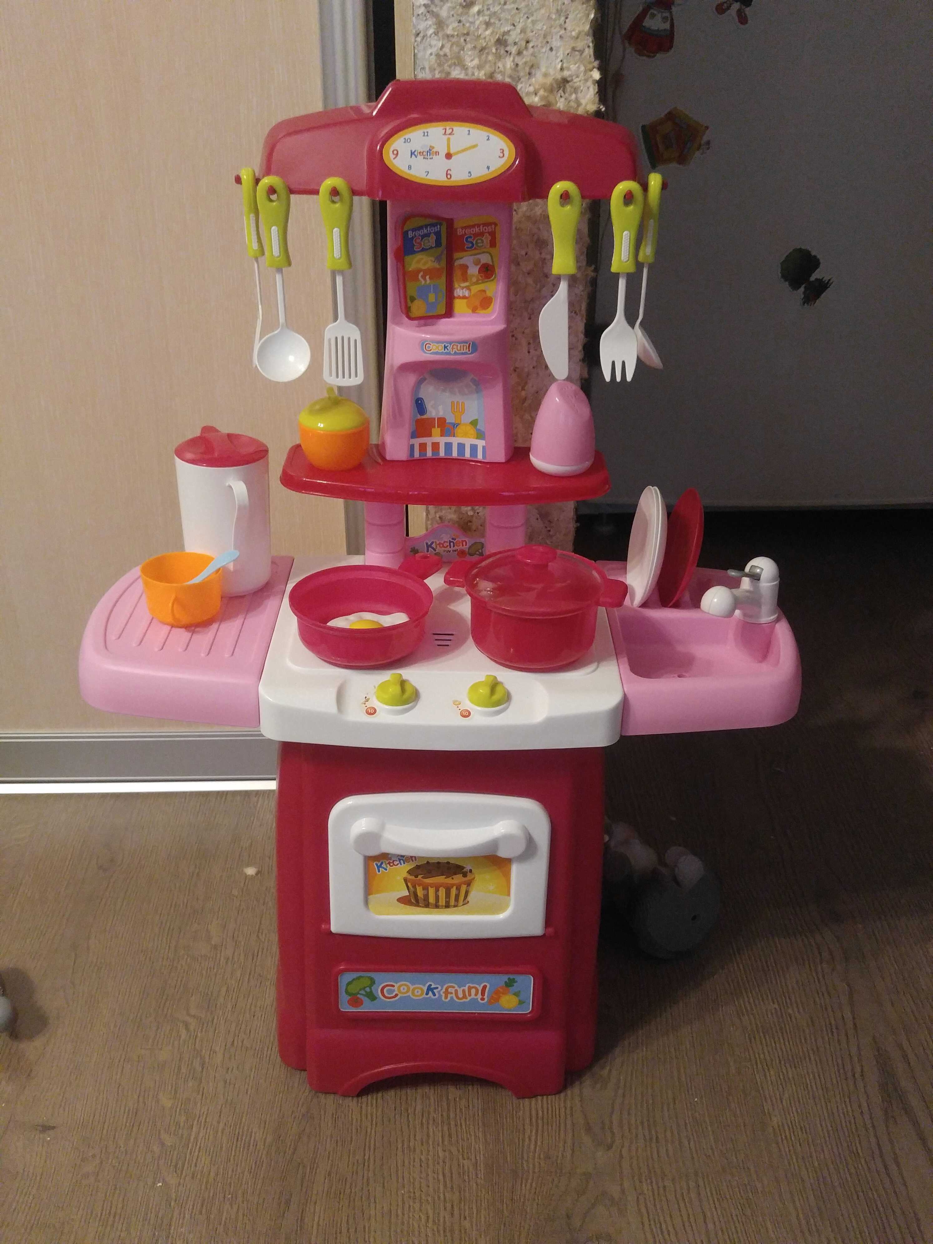 Фотография покупателя товара Игровой модуль «Модная кухня», световые и звуковые эффекты, льётся вода из крана - Фото 1