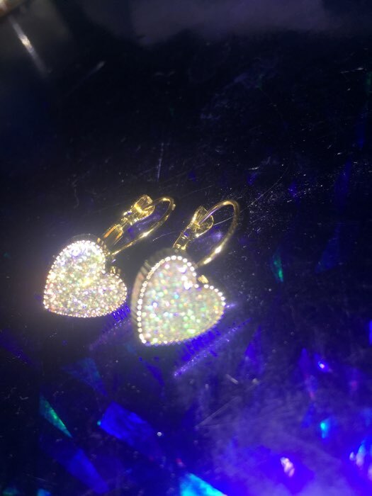 Фотография покупателя товара Серьги ассорти «Сердца» блёстки, цвет серебро в золоте - Фото 18