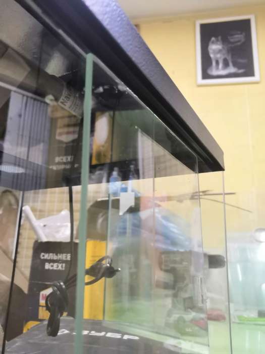 Фотография покупателя товара Террариум с раздвижными дверцами 30 л, черный 30 х 30 х 35 см - Фото 3