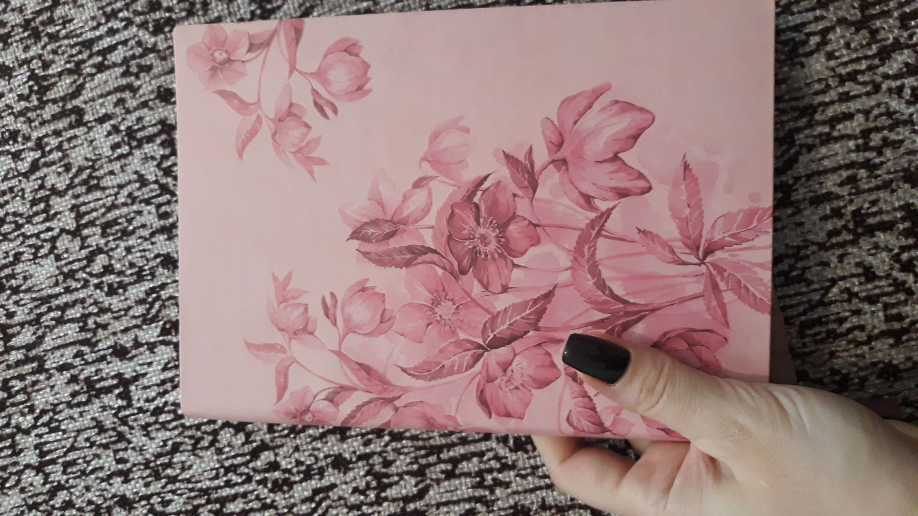 Фотография покупателя товара Ежедневник недатированный А5, 160 листов "Цветы", искусственная кожа, тонированный блок, розовый - Фото 1