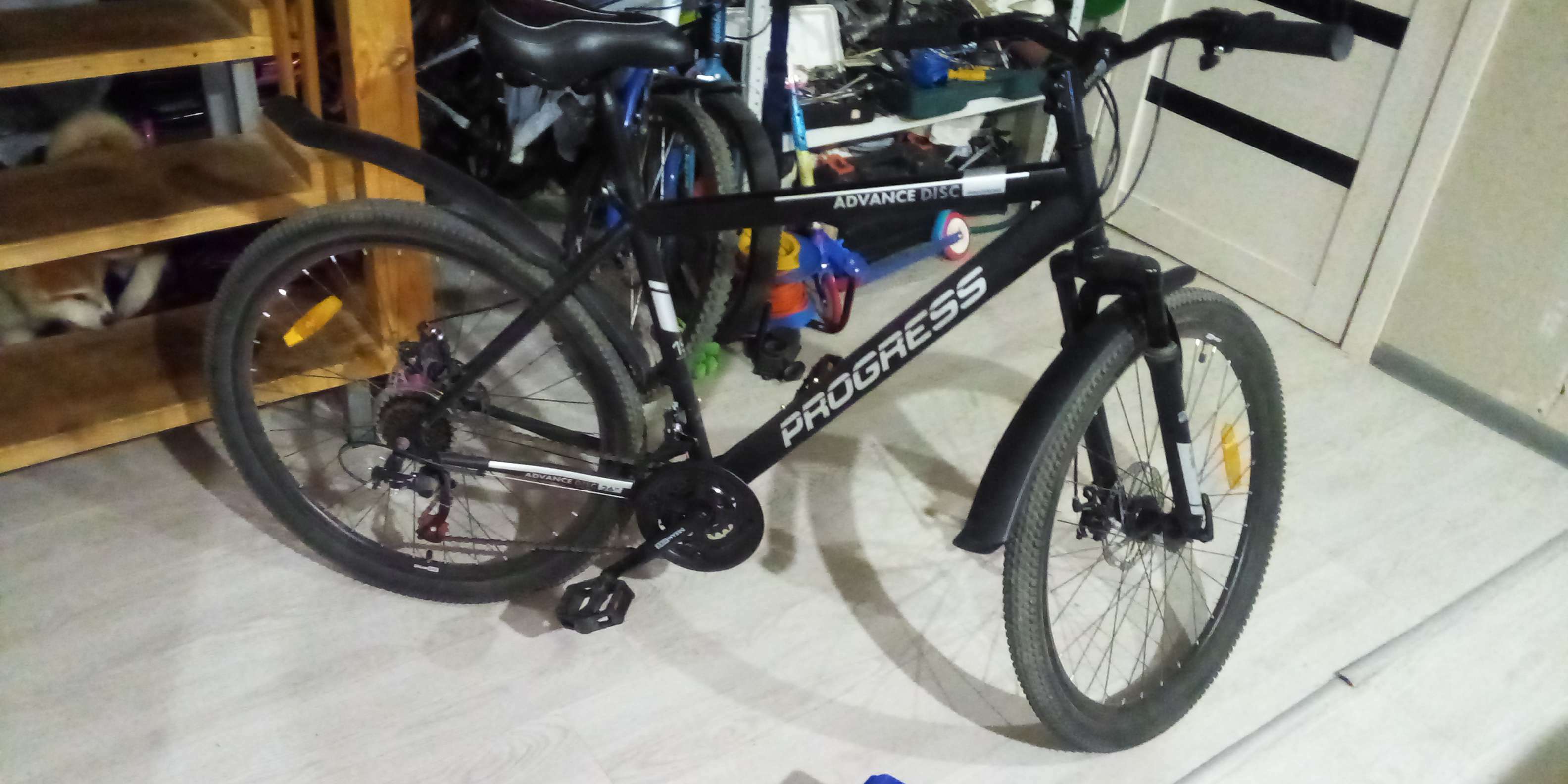 Фотография покупателя товара Велосипед 26" PROGRESS Advance Disc RUS, цвет чёрный матовый, р. 19"