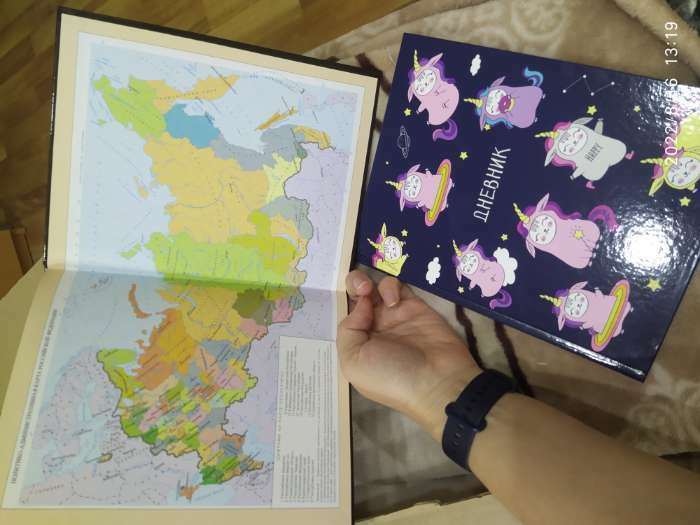 Фотография покупателя товара Дневник для 5-11 классов, "Котикорн", твердая обложка 7БЦ, глянцевая ламинация, 48 листов - Фото 1