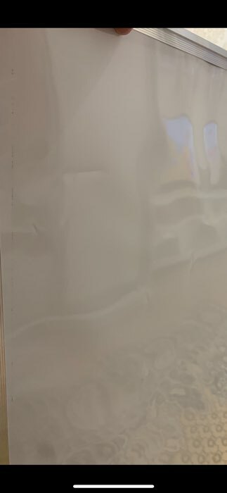 Фотография покупателя товара Доска магнитная односторонняя, с полочкой под маркер, оборот гофрокартон - Фото 1
