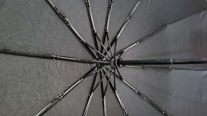 Фотография покупателя товара Зонт автоматический «Lanford», 3 сложения, 12 спиц, R = 52 см, цвет чёрный