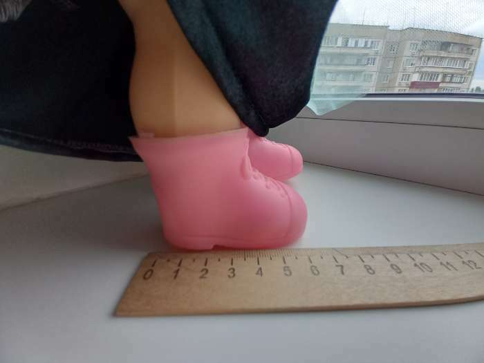 Фотография покупателя товара Ботинки для куклы «Бантики», длина подошвы: 6,5 см, 1 пара, цвет розовый - Фото 6