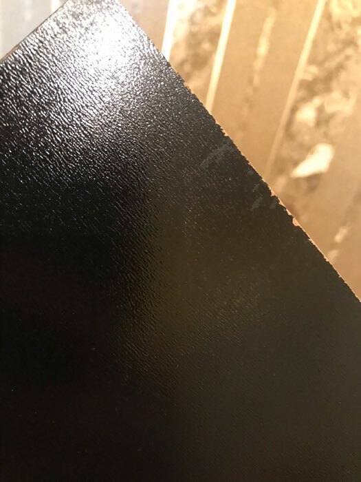 Фотография покупателя товара Доска меловая без рамки 600x400 мм, цвет чёрный
