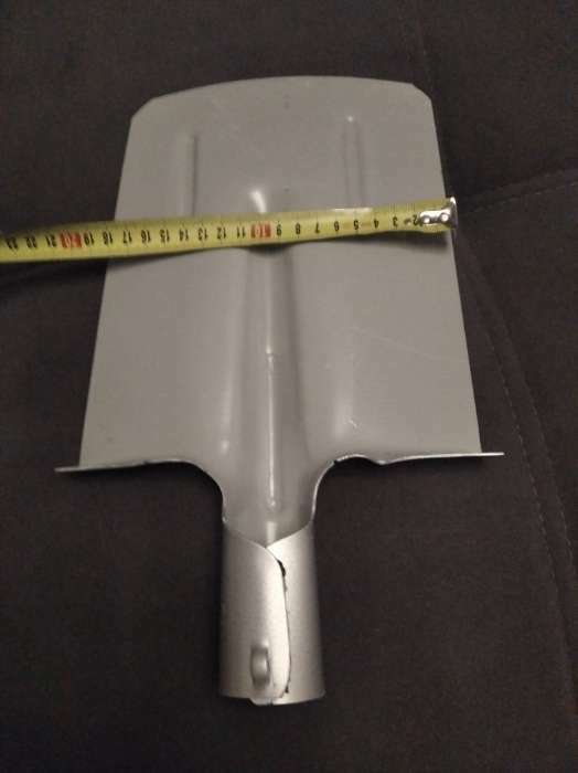 Фотография покупателя товара Лопата штыковая, прямоугольная, тулейка 40 мм, без черенка, цвет МИКС - Фото 1