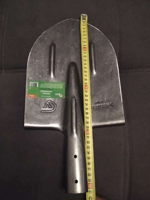 Фотография покупателя товара Лопата штыковая, тулейка 40 мм, рельсовая сталь, без черенка - Фото 1