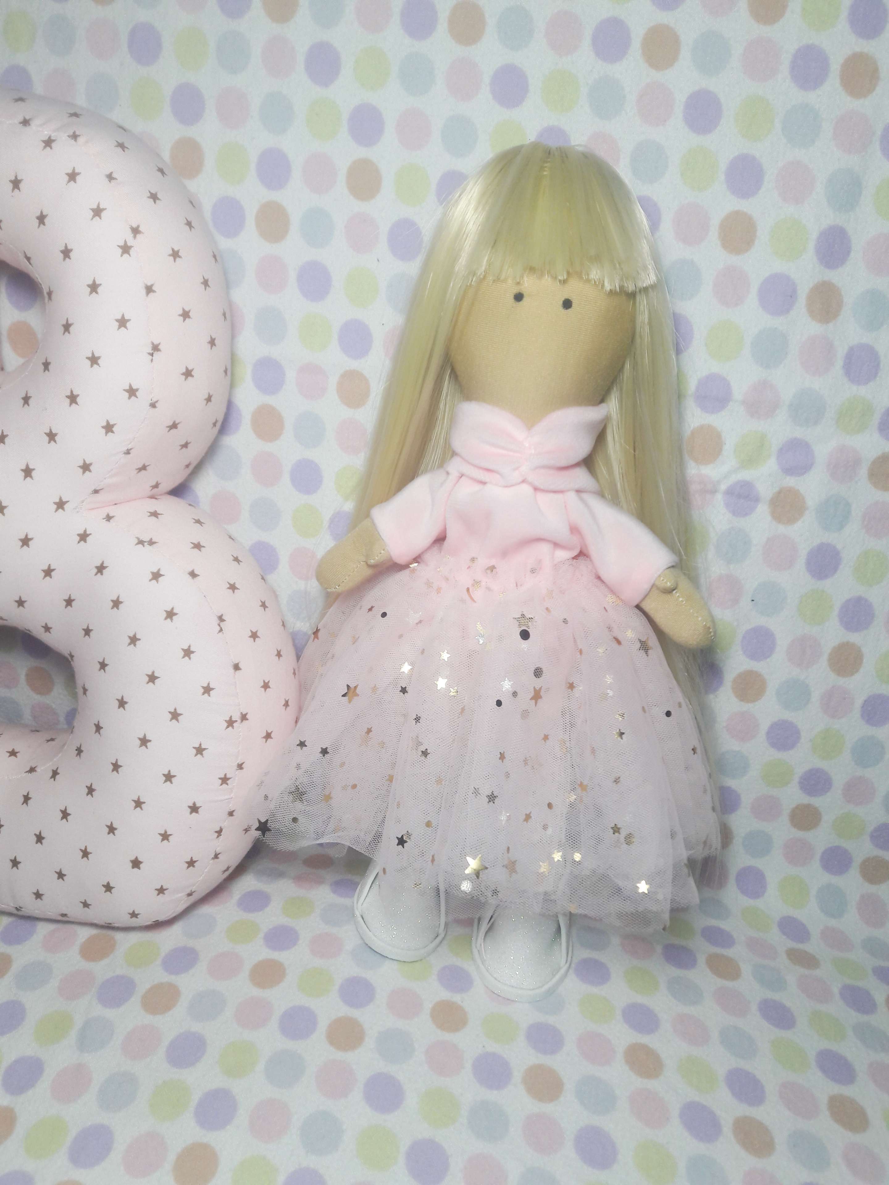 Фотография покупателя товара Набор для шитья. Интерьерная кукла «Эмили», 30 см - Фото 4