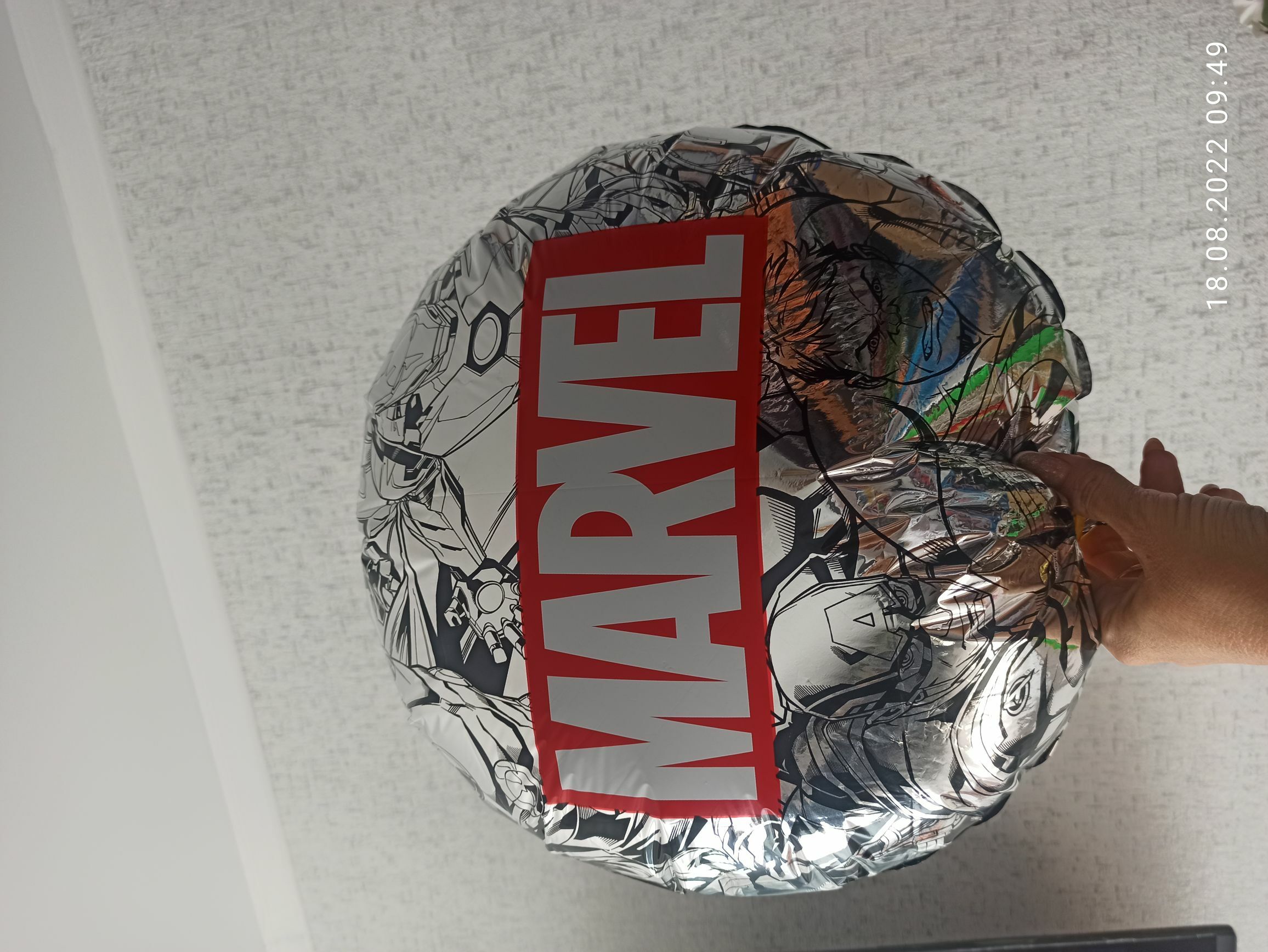 Фотография покупателя товара Шар воздушный "Марвел", 16 дюйм, фольгированный, Мстители