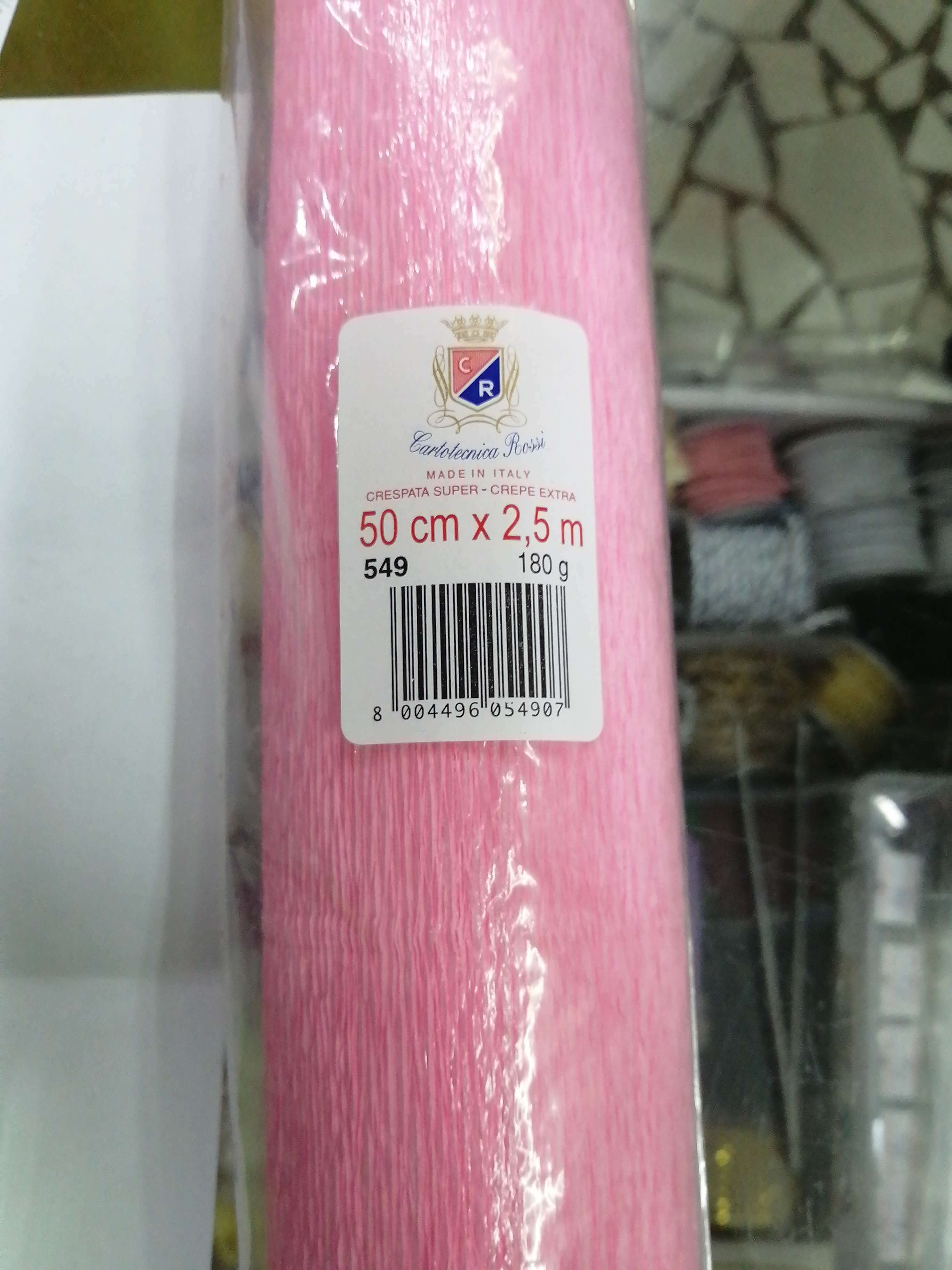 Фотография покупателя товара Бумага гофрированная, 549 "Светло-розовая", 0,5 х 2,5 м - Фото 4