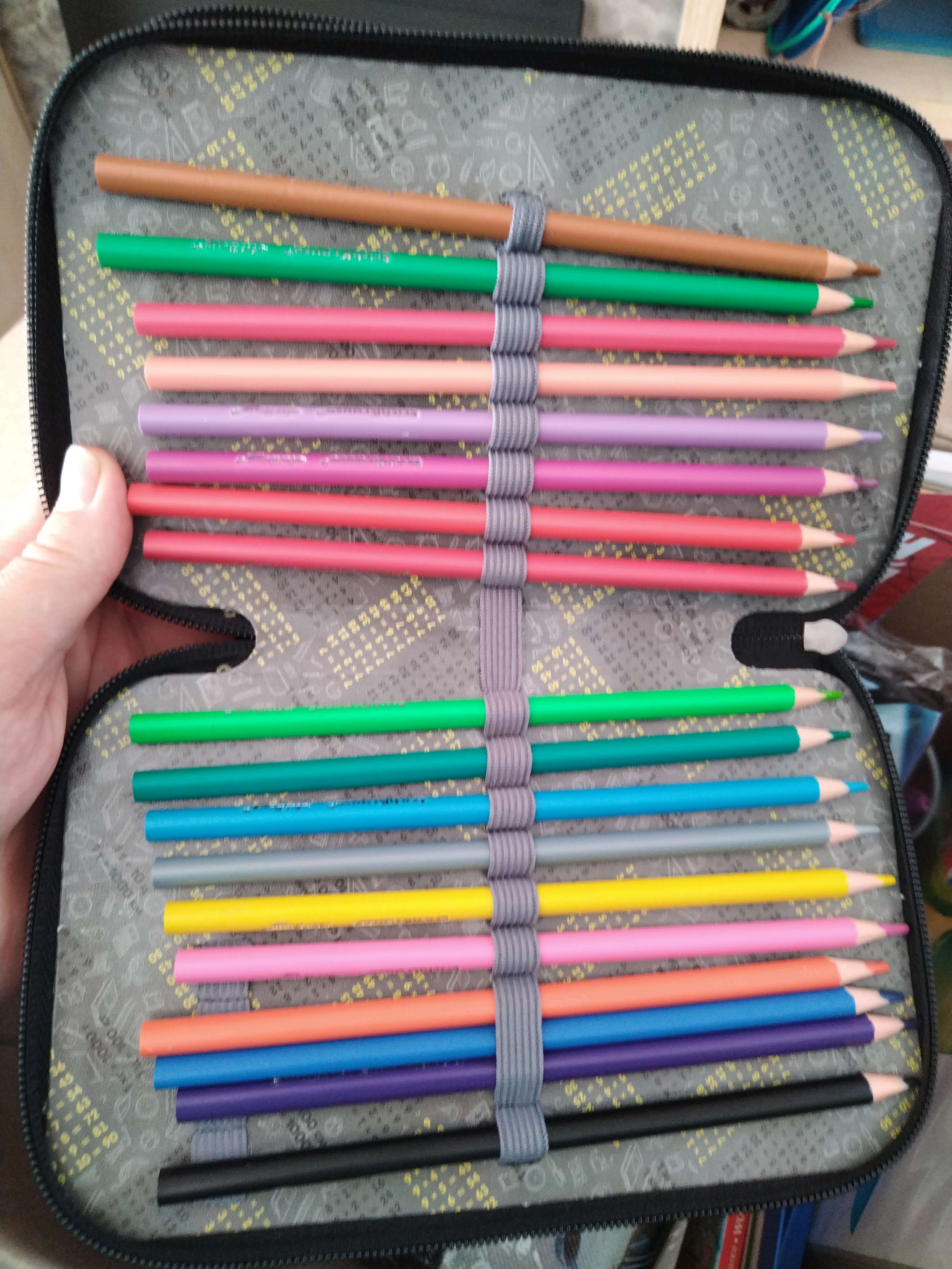 Фотография покупателя товара Пластиковые цветные карандаши 18 цветов, ErichKrause ArtBerry, трёхгранные - Фото 2