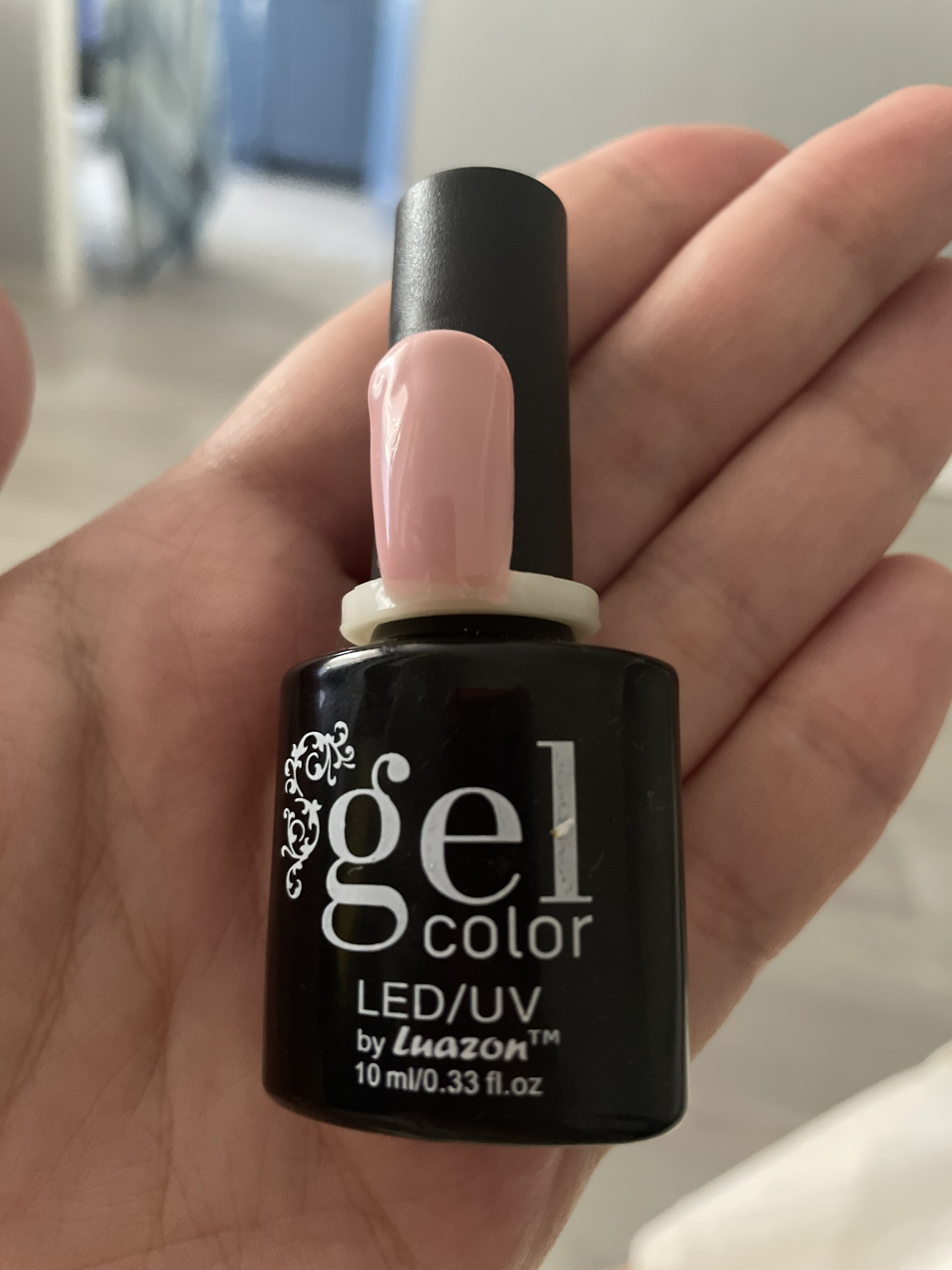 Фотография покупателя товара Гель-лак для ногтей трёхфазный LED/UV, 10мл, цвет В1-002 бледно-розовый