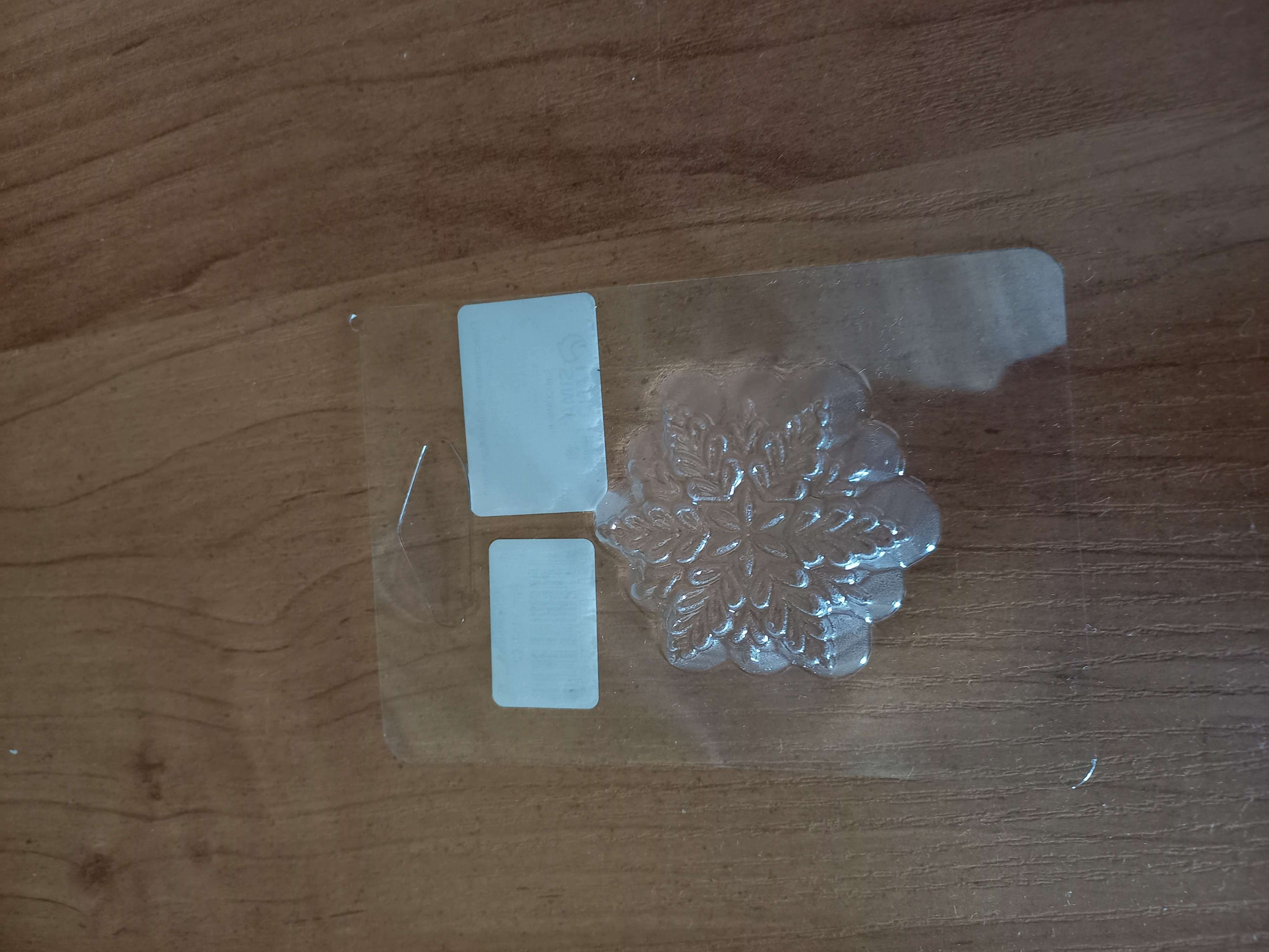 Фотография покупателя товара Пластиковая форма для мыла «Новый год! Снежинка» 5.5х5.7 см