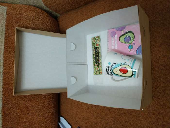 Фотография покупателя товара Коробка складная, крышка-дно, крафт, 25 х 25 х 12 см - Фото 1