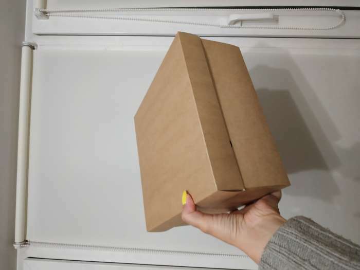 Фотография покупателя товара Коробка складная, крышка-дно, крафт, 25 х 25 х 12 см - Фото 2