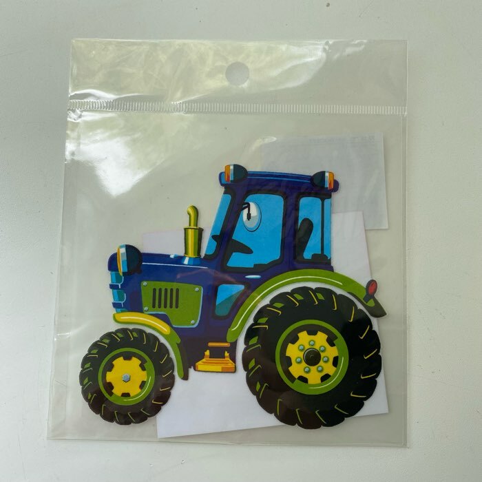 Фотография покупателя товара Термотрансфер «Трактор», 12 × 10,4 см