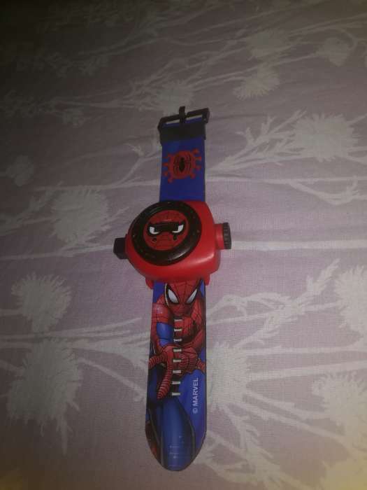 Фотография покупателя товара Часы с проектором «Человек-паук», Disney