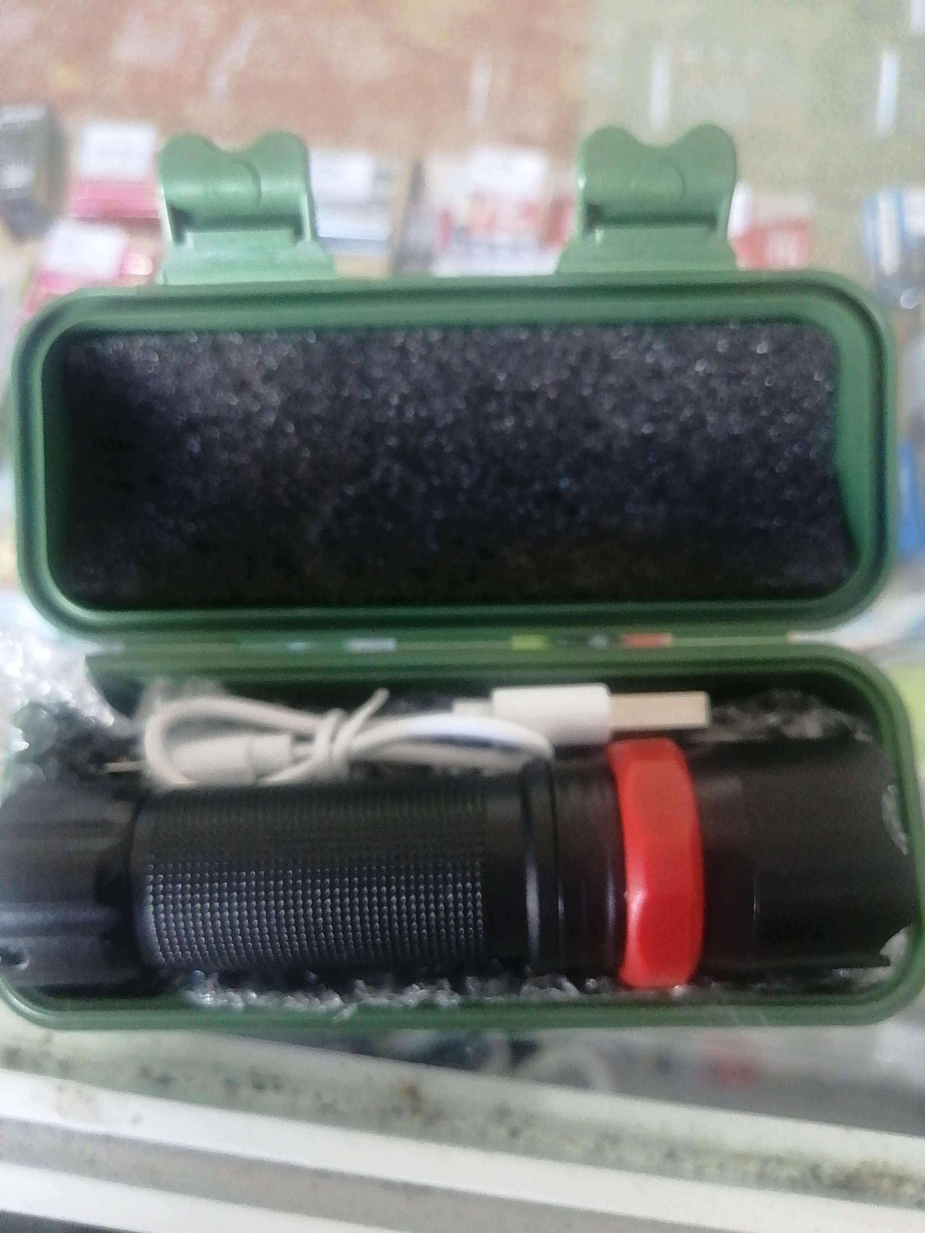 Фотография покупателя товара Фонарь ручной аккумуляторный, 3 режима, от USB, 10 х 2.5 см