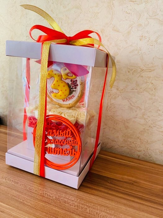 Фотография покупателя товара Коробка подарочная для цветов с вазой и PVC окнами складная, упаковка, «Серая», 16 х 23 х 16 см - Фото 13