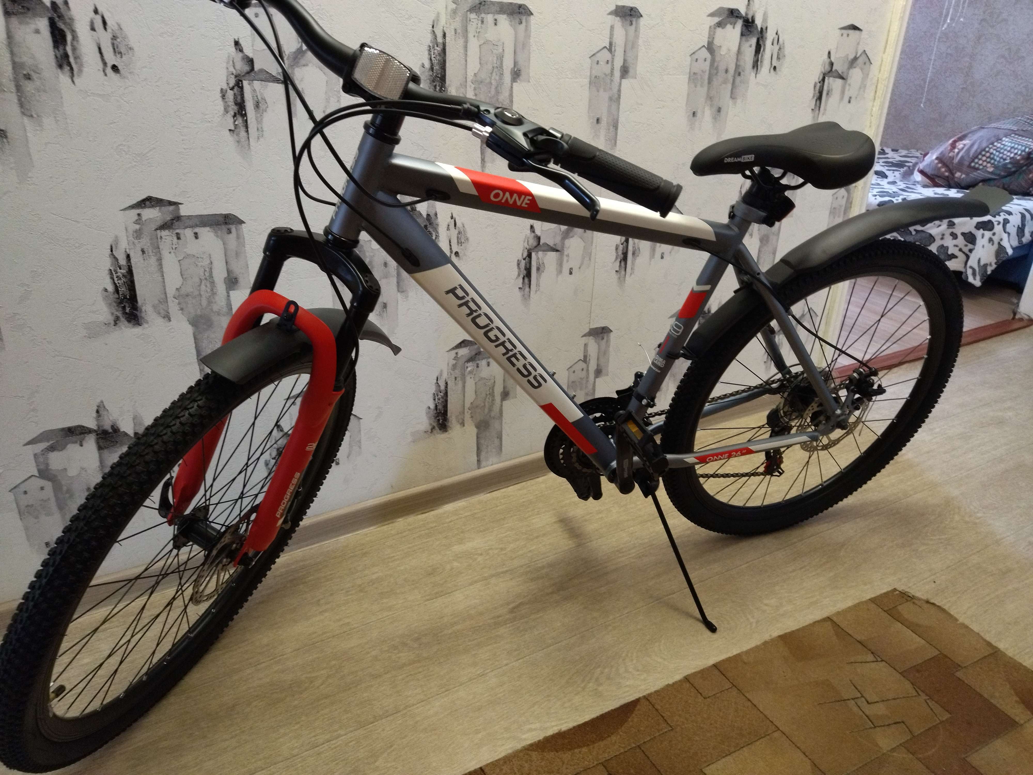 Фотография покупателя товара Велосипед 26" PROGRESS ONNE RUS, цвет серый, р. 19" - Фото 5